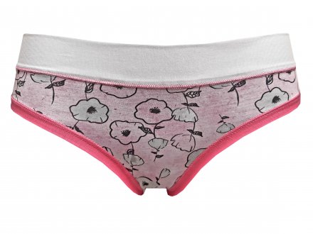 Lovelygirl dámské kalhotky Květiny 5997 růžové